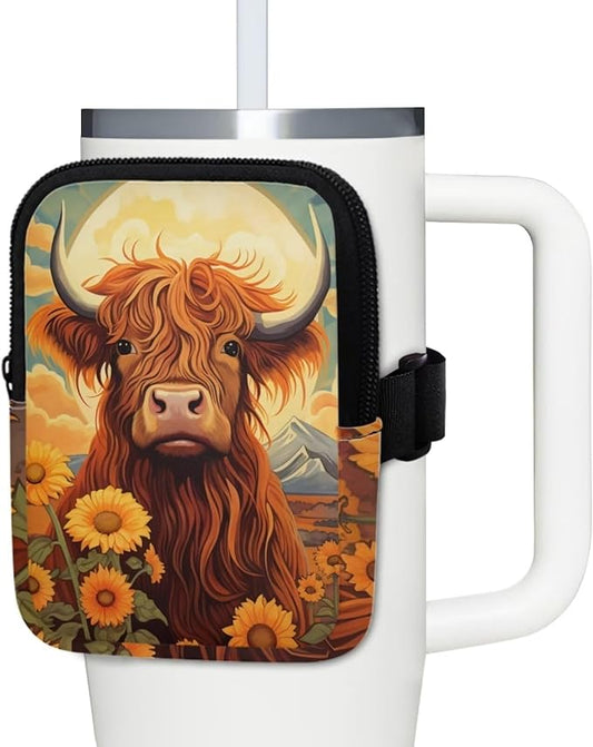 Cup Carrier Pouch Water Bottle Pouch for Stanley Accessories