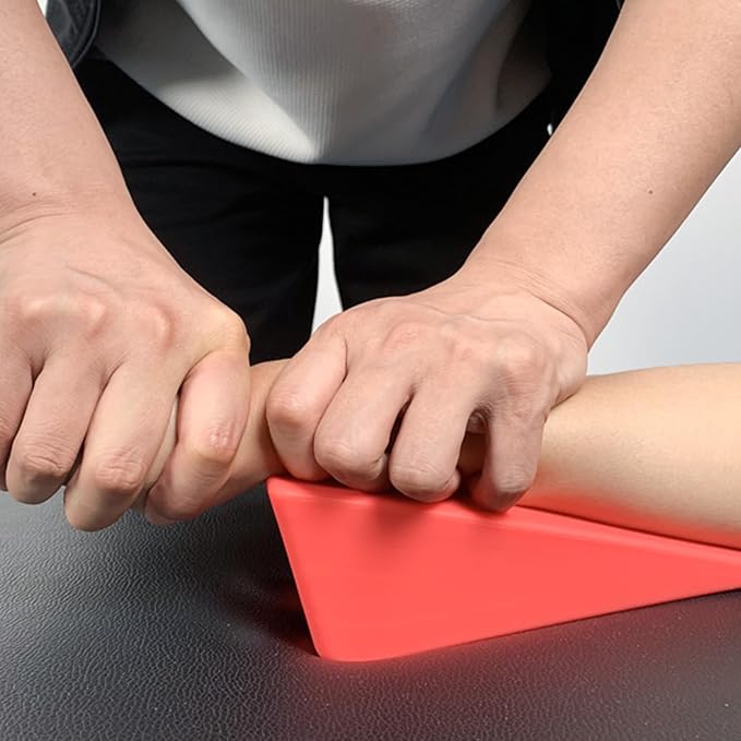 Physical Therapy Wedge Pillow - Sturdy Durable Triangle Therapy Wedge for Spinal Pain Relief and Rehabilitation Treatment (blue)