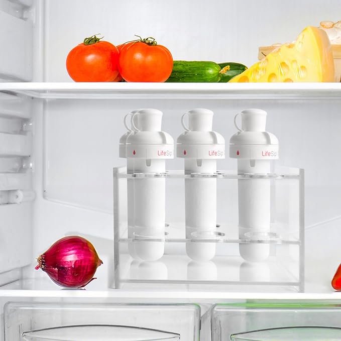 Sip Flavor Stable Cartridge Holder ,Acrylic Flavor Sip Safe Case Organizer with 6 Holes,Fip Sip Stand Organizer Cartridge