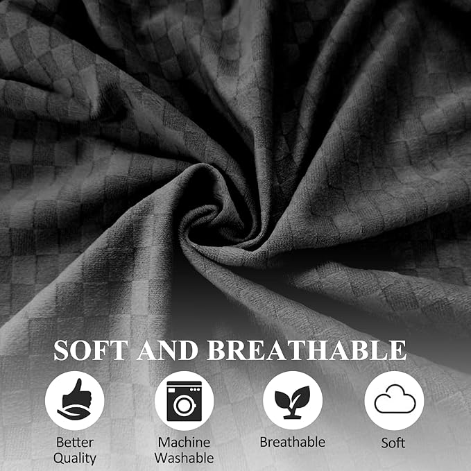 Bed Wedge Pillow for Side Sleeping Sponge Filled Body Positioning Triangle Pillow Suitable for Pregnancy and Surgery Prevent Bed Sore for Leg and Back Support with Pillow Case (Dark Gray)