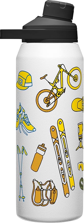 CamelBak Chute Mag 32oz Vacuum Insulated Stainless Steel Water Bottle, Wild Pride