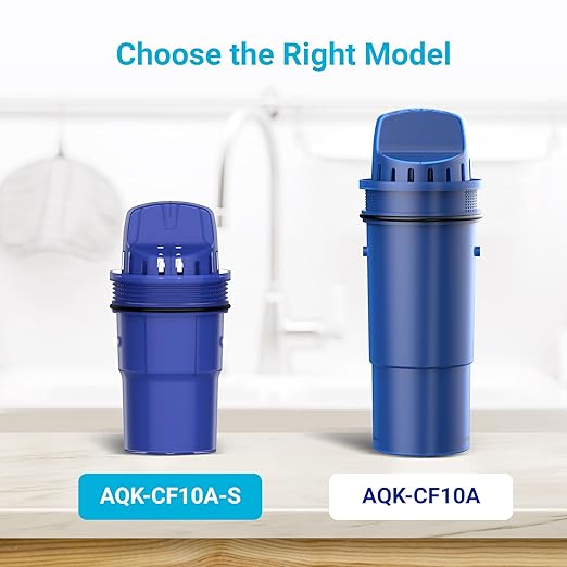 4 Packs Pitcher Water Filter Replacement for All PUR®, PUR® Plus Pitcher and Dispenser Filtration Systems, CRF950Z, PPF951K™, PPF900Z™, NSF Certified, AQUA CREST