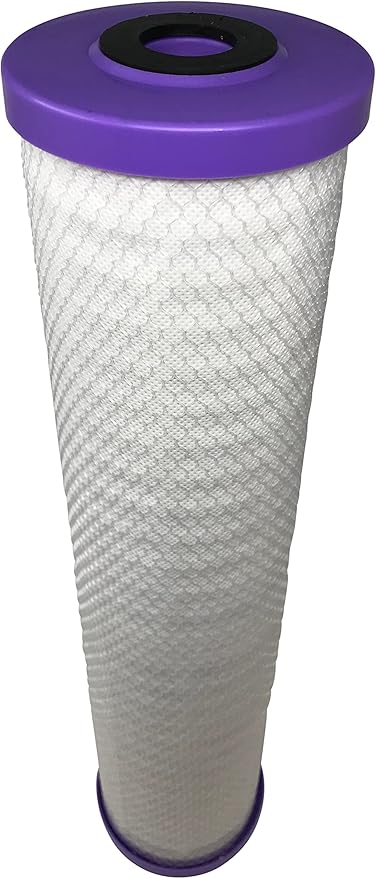 Home Master Whole House 4-Layer Sediment 25 Down to 1 Micron, Radial Flow Catalytic Carbon, 2 orings & Grease, 20gpm, Replacement Filter Set CsetBB2SmgRFCC 20x4.5