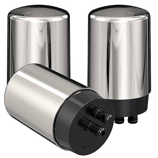 Replacement for Brita® Sink Filter, Faucet Water Filter - Fits All Brita 36311 Tap Water Filters Compatible with Brita® Faucet Filter, On Tap Faucet Filters System for Sink FR-200 FF-100, 3 Count