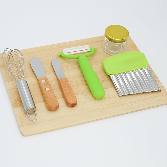 children's cooking knife and tool set