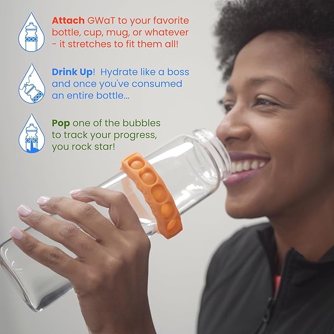 Hydration Tracker for Water Bottles, Helps You Drink More