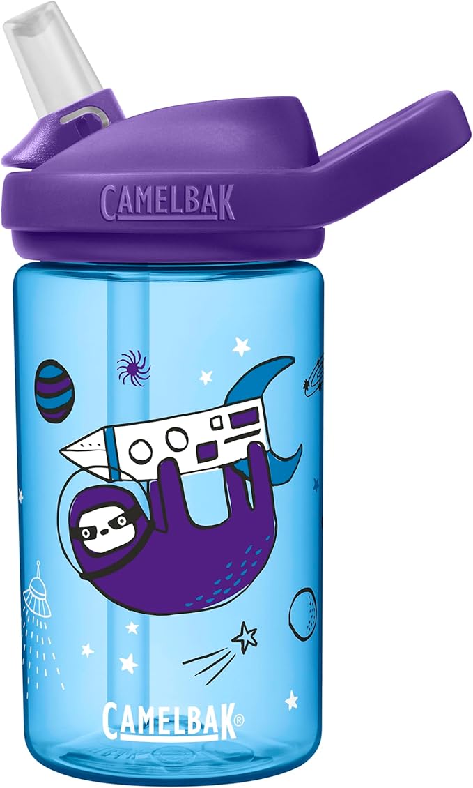 CamelBak Eddy+ 14oz Kids Water Bottle with Tritan Renew – Straw Top, Leak-Proof When Closed