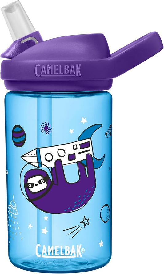 CamelBak Eddy+ 14oz Kids Water Bottle with Tritan Renew – Straw Top, Leak-Proof When Closed