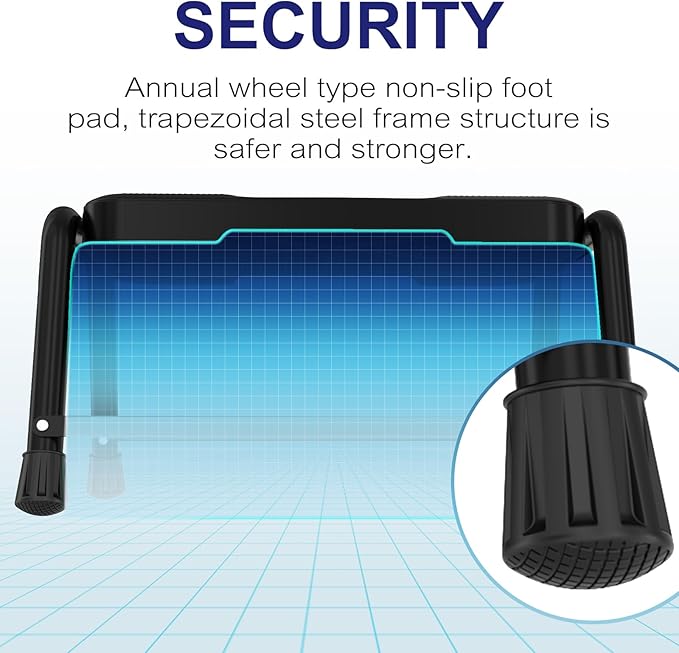 HBTower Step Stools for Adults with Non-Slip Rubber Feet, Holds Up to 300 lbs, Lightweight Stepping Stools for Bedroom Kitchen Bathroom, Bed Steps for High Beds