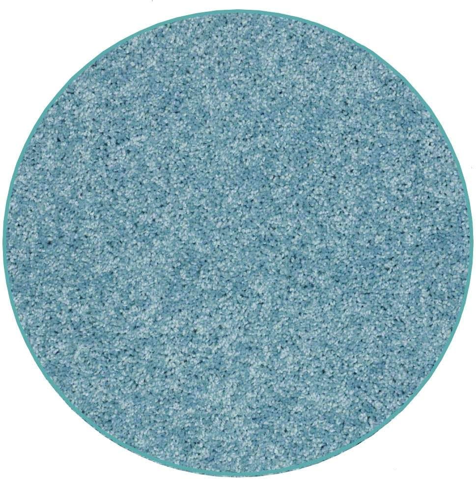 KOECKRITZ Soft and Colorful Kids Classroom Area Rugs (Passes Flammability Pill Test) Many Sizes and Bright Colors to Select from (10' Round, Surf)