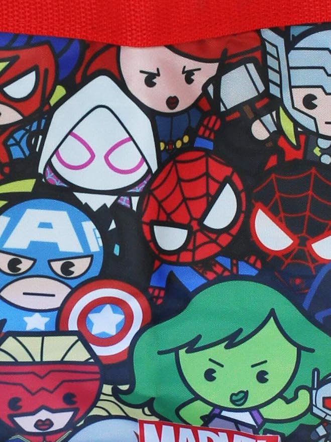 Marvel Super Hero Adventures Boys Collapsible Nylon Gift Basket Bucket Tote Bag