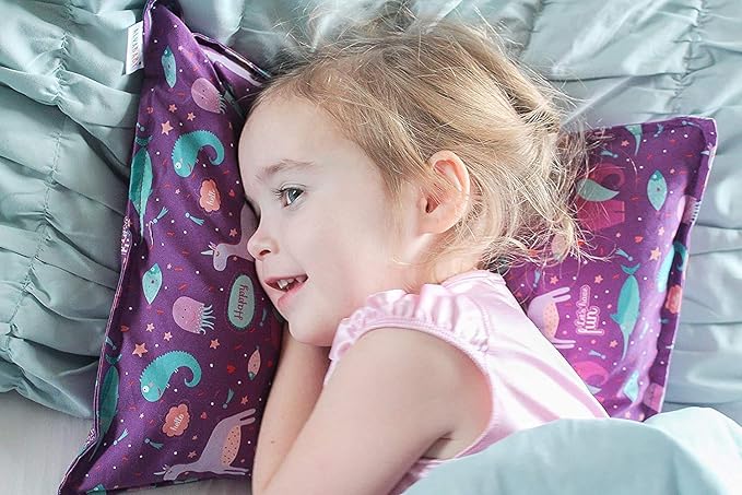 ALVABABY Cotton Toddler Pillowcases Fits 13 x 18,12 x 16 Kids Sleep Pillow 2 Pack Children Pillow Cover Envelope Kids Pillow Covers for Boys Girls Cactus Avocados 2TPW11