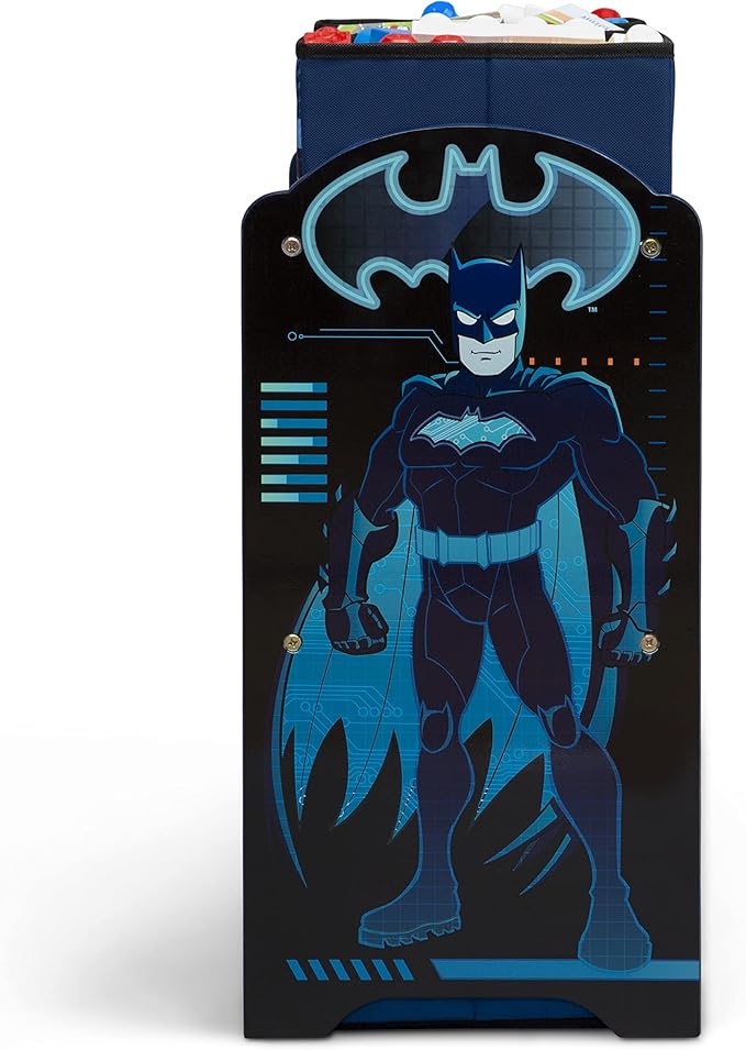 Delta Children Design & Store 6 Bin Toy Storage Organizer, Batman