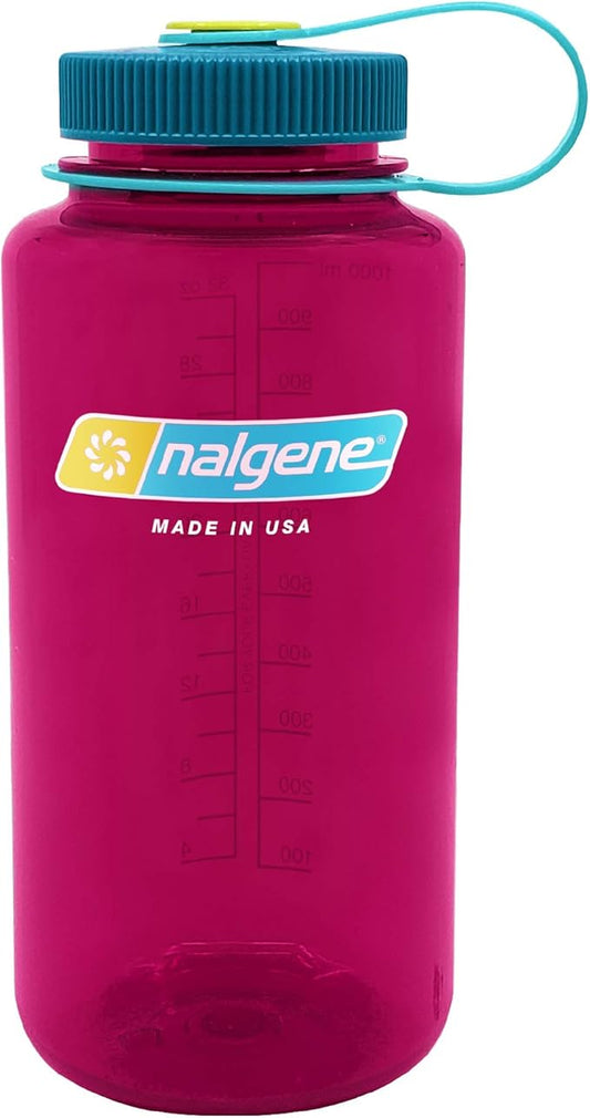 Nalgene Tritan Wide Mouth BPA-Free Water Bottle Eggplant, 32 oz