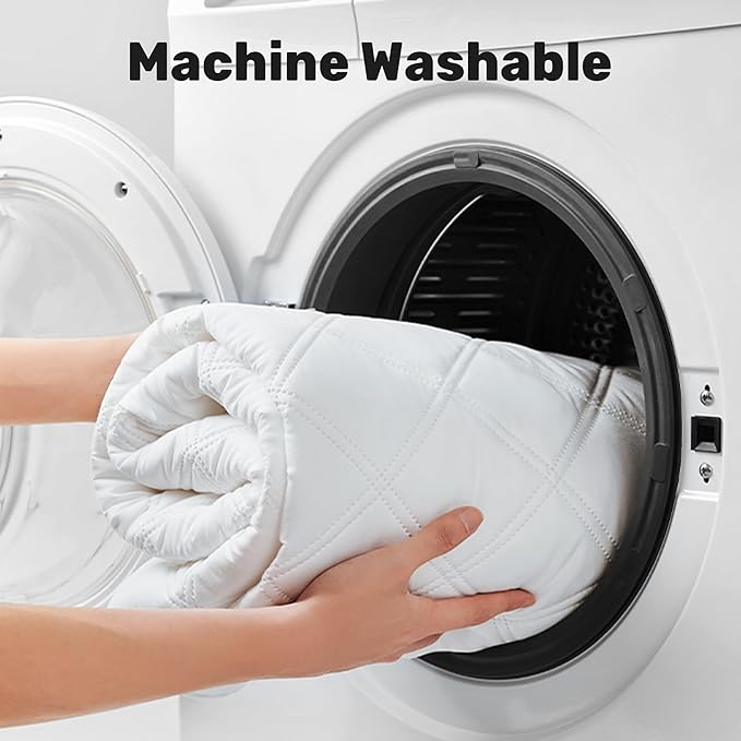 UNIKOME Goose Feather and Down Pillows,Oval Gusseted Feather Down Pillow for Sleeping, 100% Cotton Pillow Cover, Standard Size, Set of 2