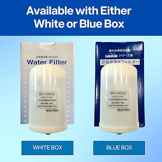 Water Filter Kit by Leveluk Hi- Grade Type Water Filter, Two-Cleaning Packets, and a Filter Replacement Reminder Sticker. Original Filter for Enagic SD-501 MW-7000HG Water Filter