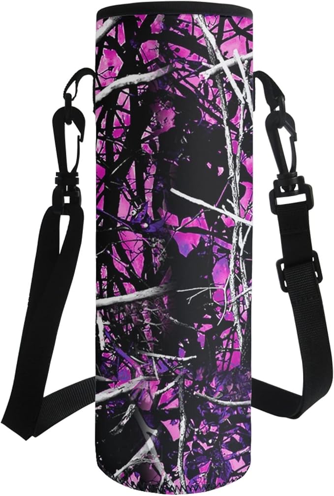 Jndtueit Basketball Water Pouch Holder, Soccer Bottle Cooler Cover Holder Strap for Outdoor Sports Gym Camping Walking