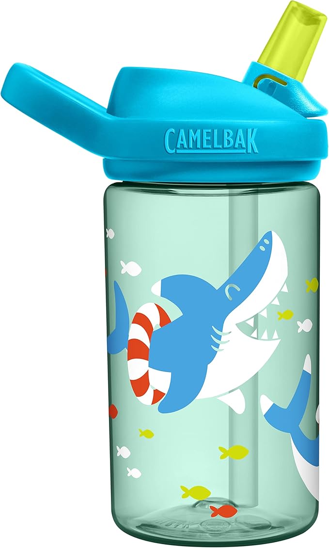 CamelBak Eddy+ 14oz Kids Water Bottle with Tritan Renew – Straw Top, Leak-Proof When Closed - Limited Edition Colors