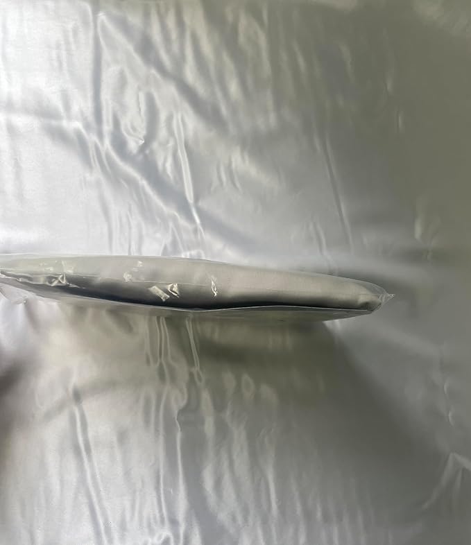 Honeydew Queen Side Pillow Case - Fits The Scrumptious and Essence Curved Pillows for Side Sleeping - Comfortable and Soft Cooling Bamboo Fabric - Queen Size (Silver Lining Grey)