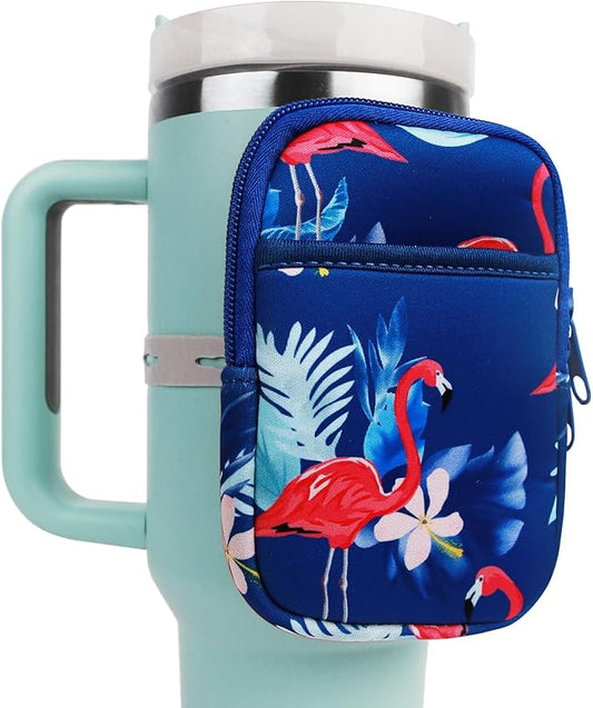 MLKSI Water Bottle Zipper Pouch for Stanley Cup Accessories, Cute Storage Bags for Stanley Tumbler with Handle, Gym Accessories for Simple Modern 40 oz Tumbler with Handle Stanley Bottle