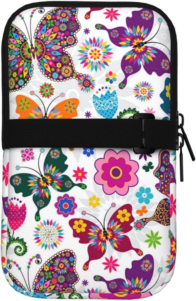 Galaxy Mandala Water Bottle Pouch for Stanley Cup 40oz 30oz,Personalized Gym Purse for Men Women, Tumbler Pouch with Versatile Pocket Water Bottle Bag for Cards, Keys, Phone