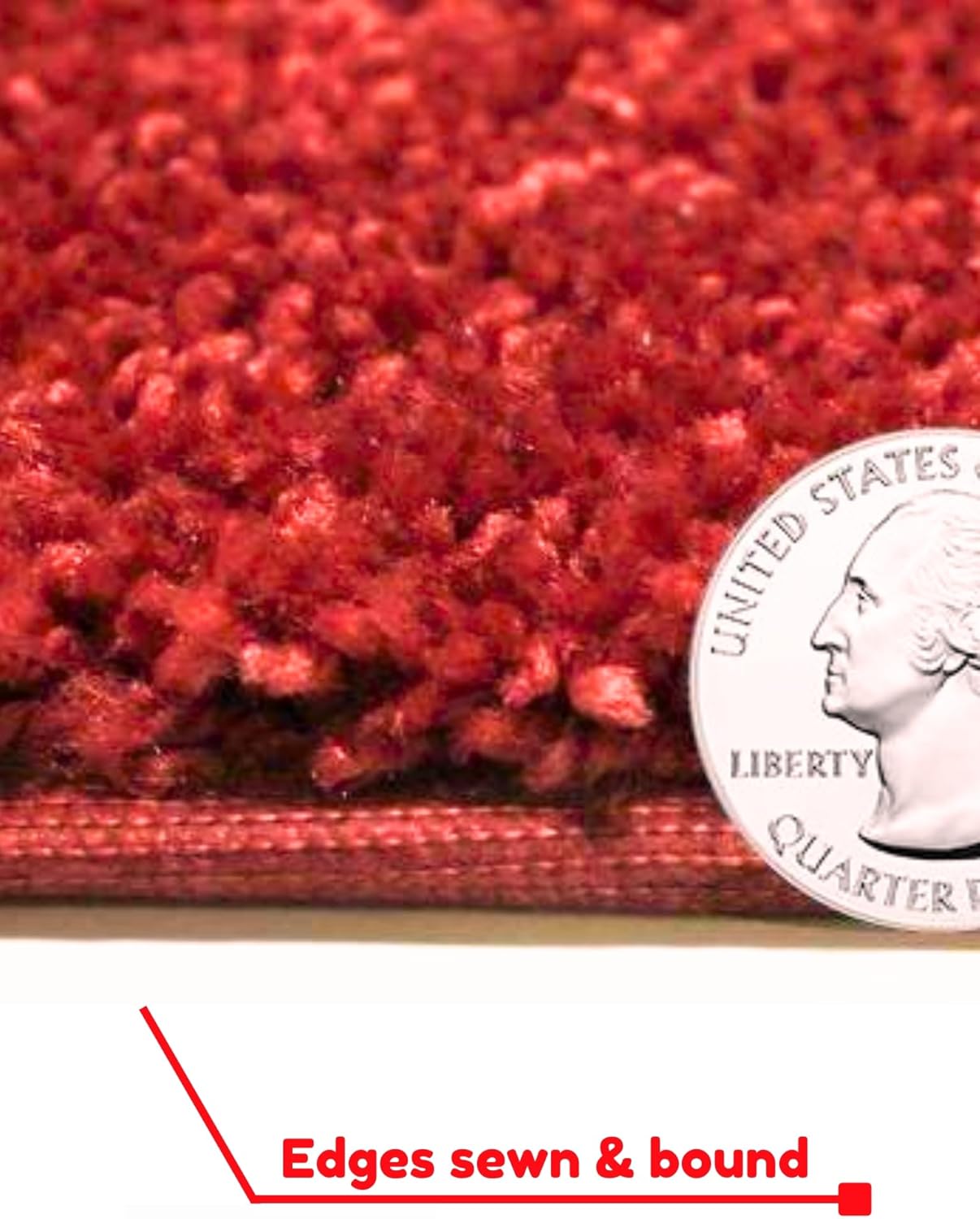 KOECKRITZ Soft and Colorful Kids Classroom Area Rugs (Passes Flammability Pill Test) Many Sizes and Bright Colors to Select from (7' Round, Fire Engine)