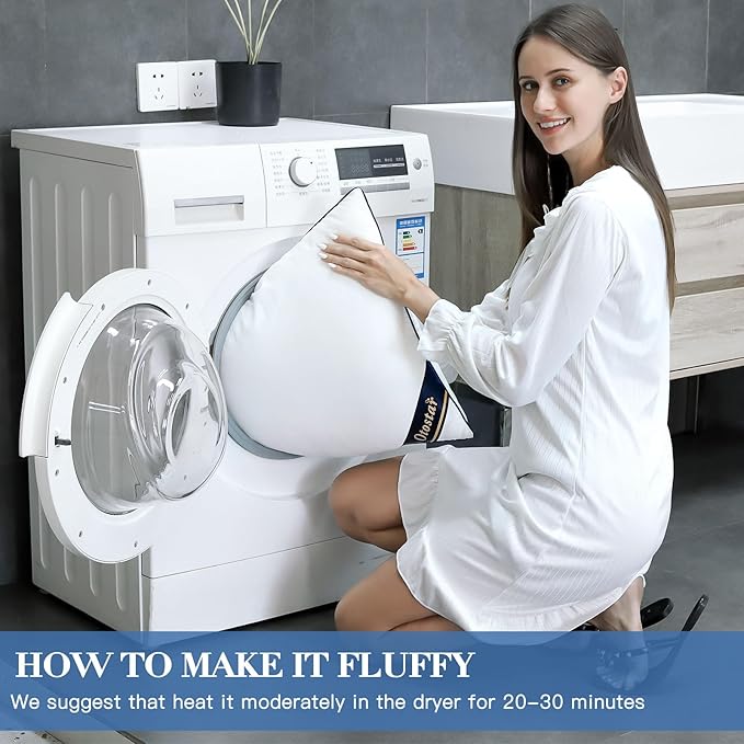 OTOSTAR Bed Pillows for Sleeping 2 Pack Queen Size Cooling Pillows Luxury Sleeping Pillow 3D Microfiber Filling Breathable Cover Soft Hotel Collection Pillows for Back Side or Stomach Sleepers