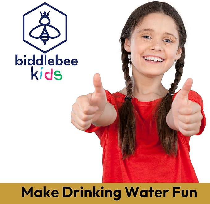 Kids Water Bottle with Chug Lid & Easy Carry Handle | 24oz BPA-Free Tritan Bottles with Leakproof Cap | Reusable & Durable for Girls, Boys, School & Sports | Made in USA