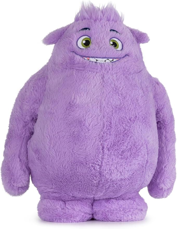 Jay Franco IF Imaginary Friends Blue Plush Pillow Buddy - Super Soft Purple Fuzzy Character Pillow - Polyester Microfiber, 16 Inches