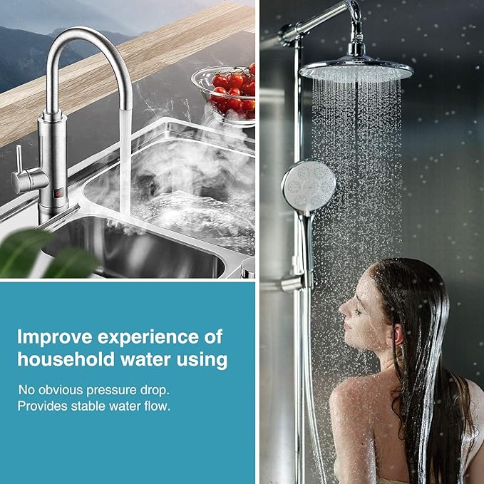 Membrane Solutions 50 Micron Pleated Polyester Sediment Water Filter 10"x2.5" Replacement Cartridge Universal Whole House Pre-Filter Compatible with W50PE, WFPFC3002, SPC-25-1050, FM-50-975 - 6 Pack