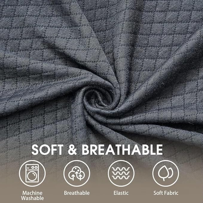 Queen Size (60"x10"x6") Bed Wedge Pillow For Headboard, Bed Gap Filler, Noodle Mattress Wedge Pillow Triangle For Sleeping To Fill The Gap (0-8") Between Headboard and Mattress, (Dark Grey, Queen)