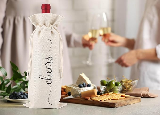 Christmas Wine Gift Bags,Pairs Well With Christmas,Christmas Wine Bags,Wine Gift Bag,Christmas Drawstring Wine Bag,Christmas Party Favors,Holiday Party Favors,1 Drawstring Gift Wine Bag,Q33