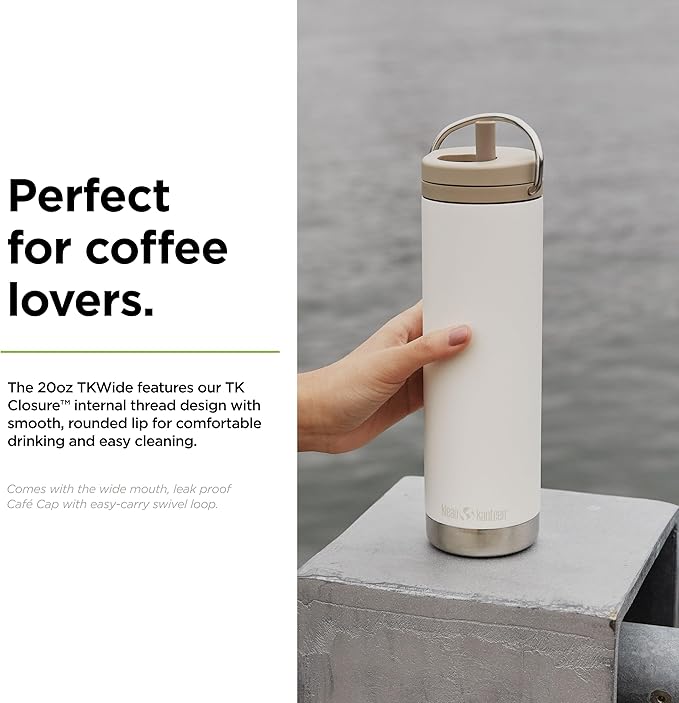 Klean Kanteen TK Wide 20 Oz Tofu
