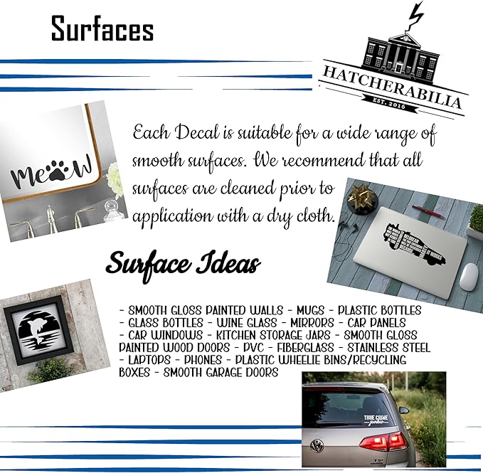 Home Door Sign Stickers - Bedroom Décor - Bathroom Door Sign - Toilet - Kitchen - Living Room (Ensuite)