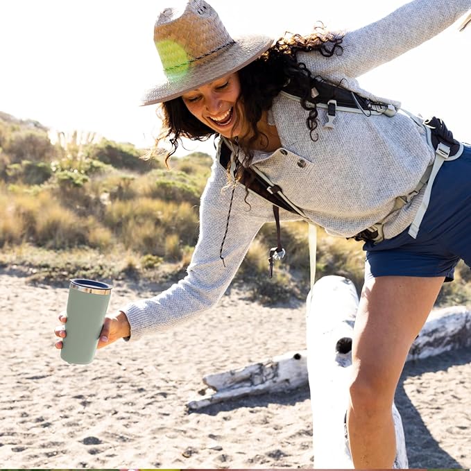 Hydro Flask All Around Stainless Steel Tumbler with Lid and Double-Wall Vacuum Insulation