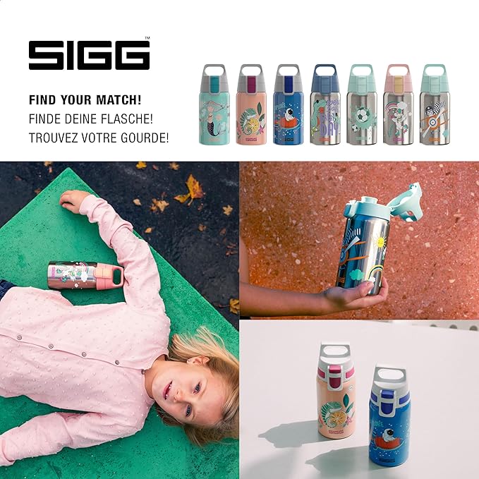 SIGG - Stainless Steel Kids Bottle - Shield One - Suitable For Carbonated Beverages - 17 Oz
