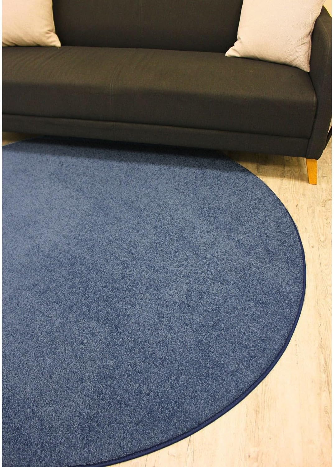 KOECKRITZ Soft and Colorful Kids Classroom Area Rugs (Passes Flammability Pill Test) Many Sizes and Bright Colors to Select from (9' x 12', Navy)