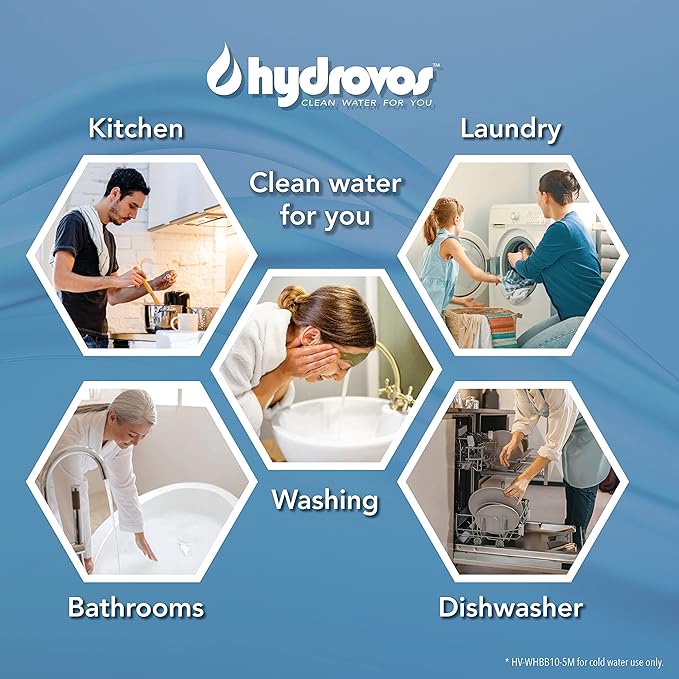 4.5 x 10 Inch Large Capacity Whole House Water Filter, NSF 42 Certified 5 Micron Sediment Filtration, Compatible with Whirlpool WHKF-GD25BB Aqua-Pure AP810, AP801 GE GXWH30C GXWH35F GWWH40