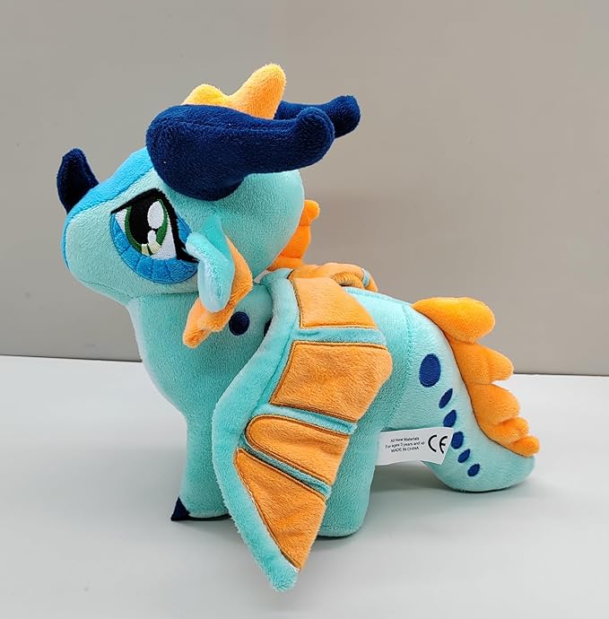 Wings of Fire Dragon Plush Toy Rainwing Dragon Stuffed Animals Pterosaur Plush Flying Dragon Pillow Plushies Gifts for Fans Kids Boys Girls