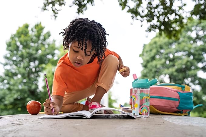 CamelBak Eddy+ 14oz Kids Water Bottle with Tritan Renew – Straw Top, Leak-Proof When Closed - Limited Edition Colors