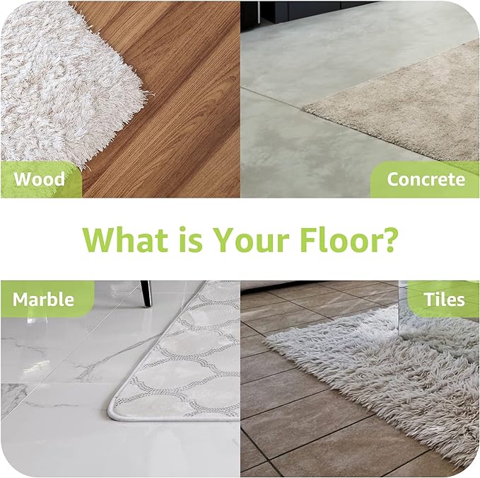 Rabenda 16 Pcs Grippers for Rugs, Non Slip Rug Pads for Hardwood Floors and Tiles, Reusable and Washable Rug Tape for Area Rugs, Dual Sided Adhesive Rug Pad Gripper Keep Corners Flat(Black)