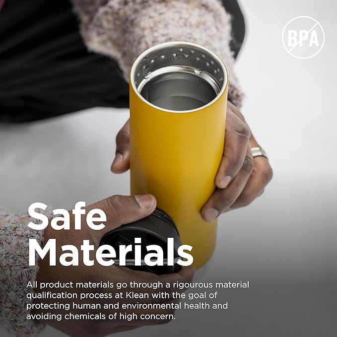 Klean Kanteen TKWide 20oz (w/Café Cap) - Marigold