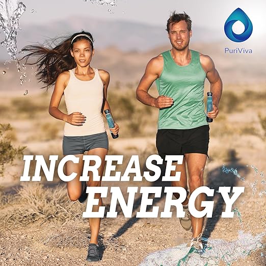 Hydrogen Water Bottle, Portable Hydrogen Water Bottle Generator, Alkaline Water Bottle Ionizer, Generates 3000ppb Pure Hydrogen, Water Ionizer Machine Ideal for Daily Drinking, Office Use and Travel.