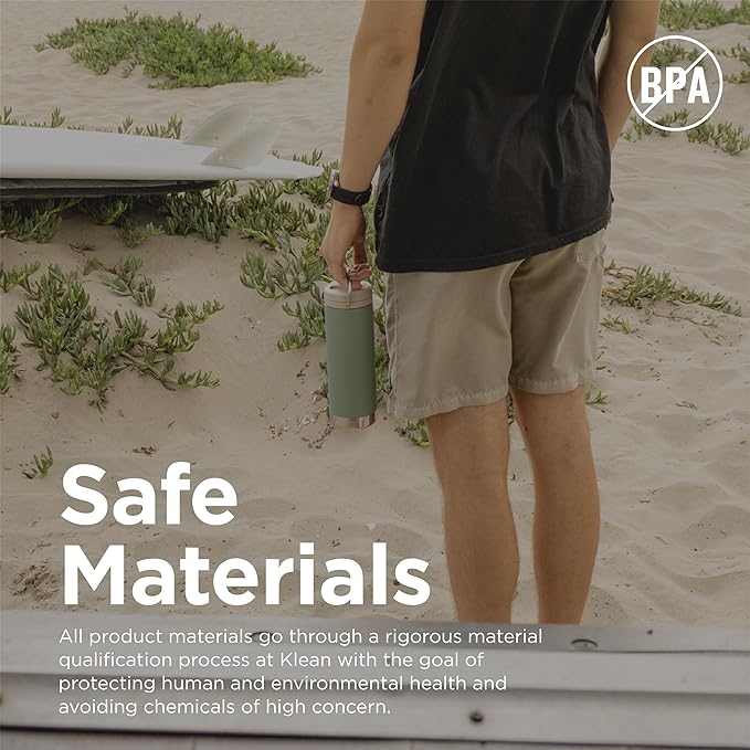 KLEAN KANTEEN Wide Twist Cap Bottle 16oz, 1 EA