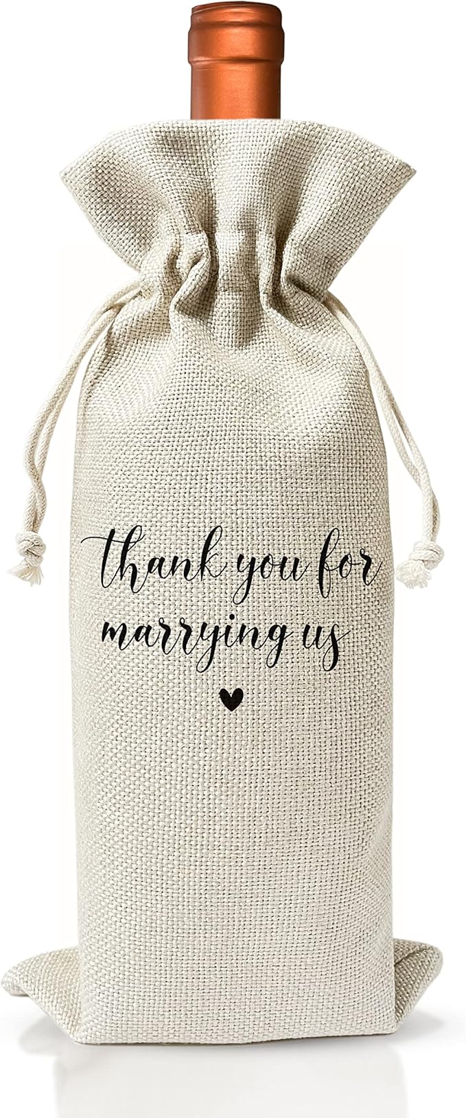 Wedding Gifts Wine Bag (1pc) - Pairs well with getting married, Engagement Gift for Couples, Gift for her, Engagement Wine Bag - Mr and Mrs Wedding Gift - Bride and Groom - Bridesmaid Gift- HiMo255