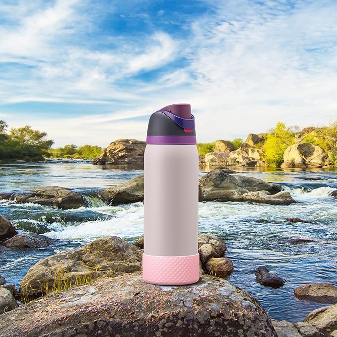 Silicone Boot for Owala Water Bottle 24 oz 32 oz 40 oz, Anti-Slip Protective Sleeve for FreeSip/Twist/Flip Stainless Steel Water Bottles Accessories