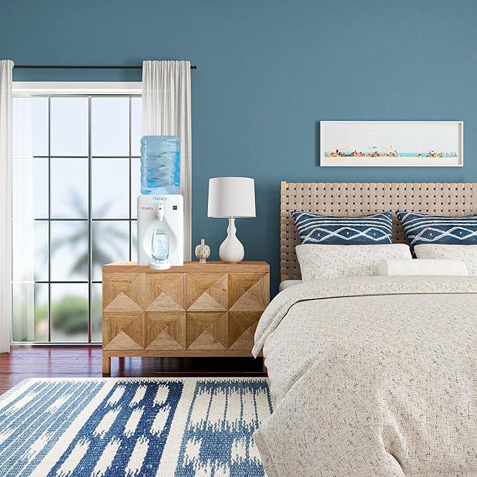 Little Luxury Vitality Mini Water Cooler with Filter, Countertop, Fill At Your Tap, Refillable, BPA-Free 1.8-Gallon Bottle, Filter and Cools Tap Water