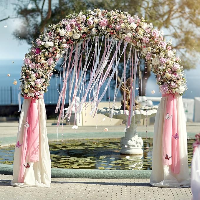 uxcell 120Pcs 3D Beautiful Butterfly Removable DIY Wall Stickers for Bedroom TV Background Decorations, Yellow