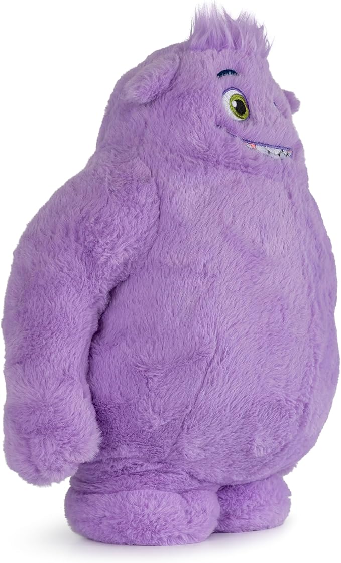 Jay Franco IF Imaginary Friends Blue Plush Pillow Buddy - Super Soft Purple Fuzzy Character Pillow - Polyester Microfiber, 16 Inches