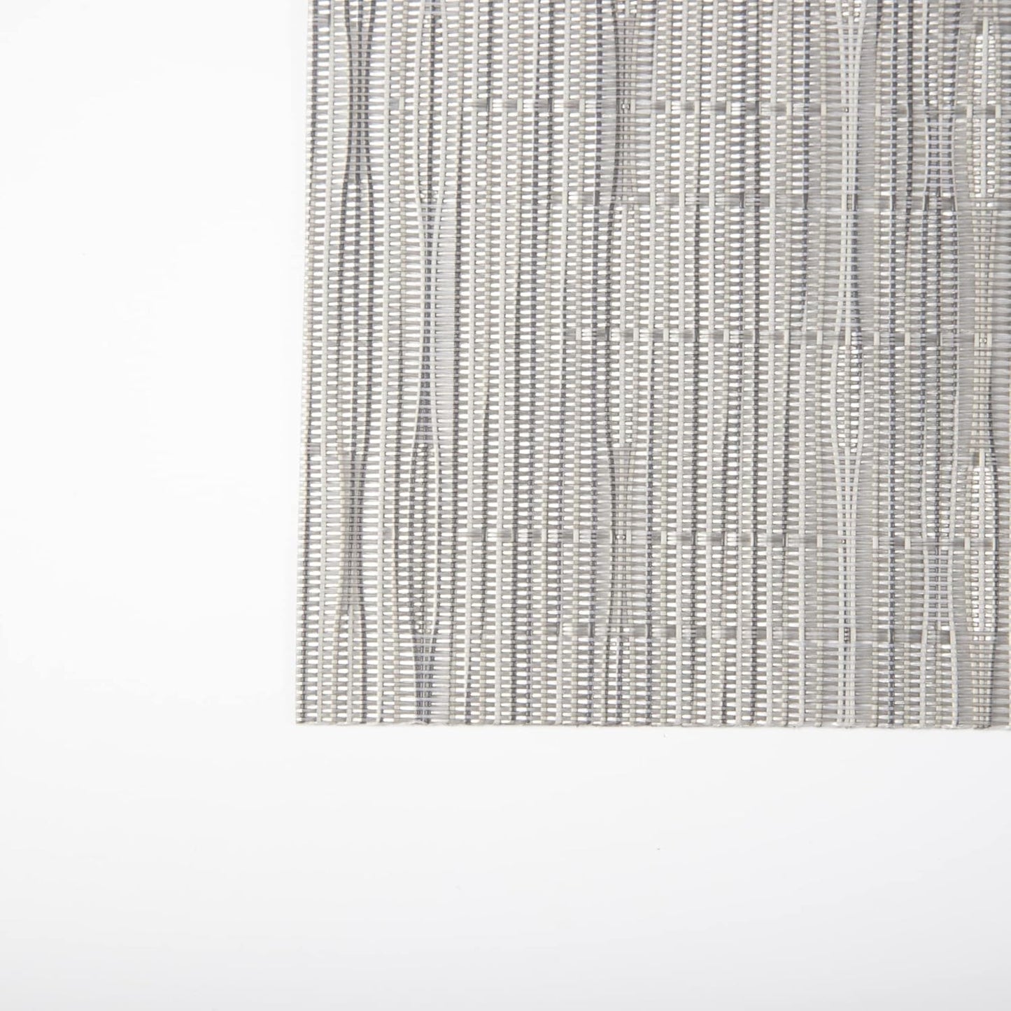 Sliver Placemats Set of 4 - Easy Clean Modern Durable Washable Vinyl Place Mats - Heat Resistant Placemats for Kitchen Table - PVC Table Mats for Dining Table (Sliver, 4)